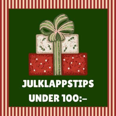 Julklappar under 100:-