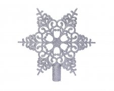 Toppstjärna 20,5x19x2cm Silver