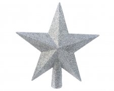 Toppstjärna 19x19x4,2cm Dimblå