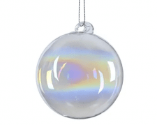 Julkula 15cm Klar Iris Glas 