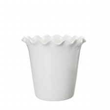 Kruka Vanda Vit 16x15cm