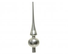 Julgranstopp 6x26cm Silver