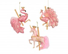 Julkula Djur Rosa 11x3,5xH13,5cm