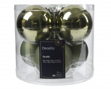Julkula 8cm Ljusgrön 6-pack Rosemary Green