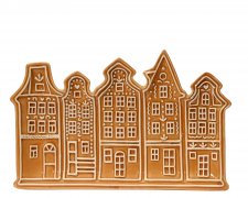 Fat Pepparkakshus Brun 28x18xH2cm