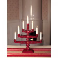 Ljusstake Tradition Röd 42x54x9cm