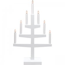 Ljusstake Trapp Vit 34x54x9cm