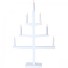 Ljusstake Tripp Vit 49x77x10cm