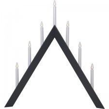 Ljusstake Arrow Grå 60x64,5x7cm