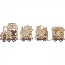 Ljusstake Yuletide Natur 54x12,5x8cm