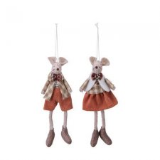 Julhänge Olle & Agneta 16cm