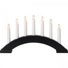 Ljusstake Bea Svart 39x22x5cm