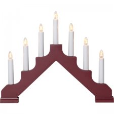 Ljusstake Ada Röd 37,5x30x4cm