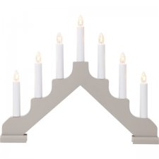 Ljusstake Ada Beige 37,5x30x4cm