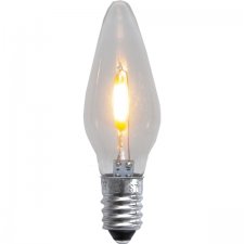 Glödlampa Adventsstake LED Klar E10 3-pack