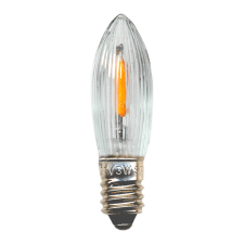 Glödlampa Adventsstake LED Klar E10 3-pack
