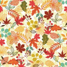 Servetter 3-lags 33x33cm 20-pack Falling Leaves
