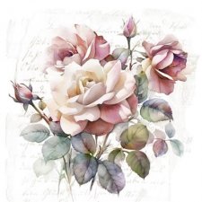 Servetter 3-lags 33x33cm 20-pack Classic Roses