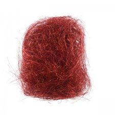 Glitterhår Röd
