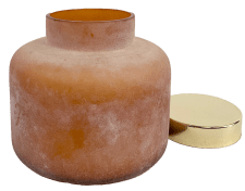 Doftljus med lock Orange