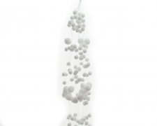 Girlang Snöboll 3x78x3cm Vit