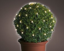 Ljusnät Klot LED Varmvit 120st 80cm