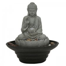 Inomhusfontän PT Buddha med skål 22x22x24cm