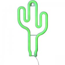 Kaktus Neonlight Grön 14x26,5x2cm