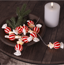 Ljusslinga Bonbon 1,35m LED