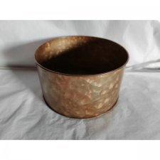 Zink Skål Brun 18,5 x 10 cm