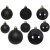 Julkula 6-10cm Svart 26-pack