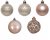 Julkula 6cm Mix Ljusrosa 37-pack