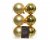 Julkula 8cm Guld 6-pack