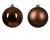 Julkula 10cm Mörkbrun 4-pack