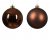 Julkula 8cm Mörkbrun 6-pack