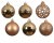 Julkula 6cm Mix Ljusbrun 37-pack Brandy
