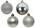 Julkula 6cm Silver Mix 30-pack