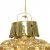 Julkula Kotte 4,5x8cm Guld 6-pack