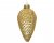 Julkula Kotte 4,5x8cm Guld 6-pack