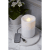 Blockljus LED Vit 10x14cm