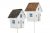 Stuga stick Vit Mix 7x5cm