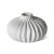 Ljusstake Fårö Vit 13x8cm