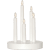 Ljusstake Doris Vit 17,5x24cm