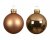 Julkula 8cm Ljusbrun 6-pack Brandy