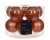 Julkula 6cm Orange Mix 10-pack
