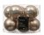 Julkula 6cm Beige Mix 10-pack Smokey Pearl