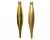 Istapp 15x3cm Guld 6-pack