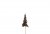 Julgran stick Brun 12x6cm