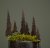 Julgran stick Brun 12x6cm