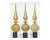 Julgranstopp 8x31cm Guld Mix
